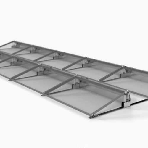 Mounting system Light-S konštrukcia na plochú strechu