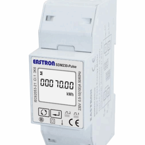 Merač výkonu Eastron SDM230-Pulse MID 100A - jedna fáza